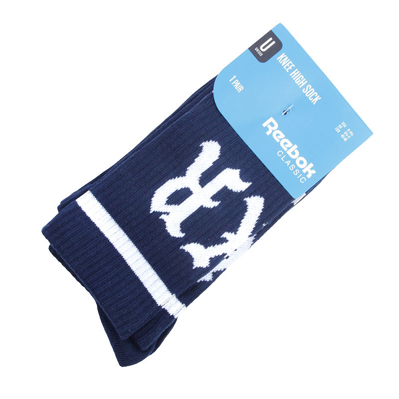 мужские синие носки Reebok Classic BXR Knee Socks AC5605 - цена, описание, фото 1